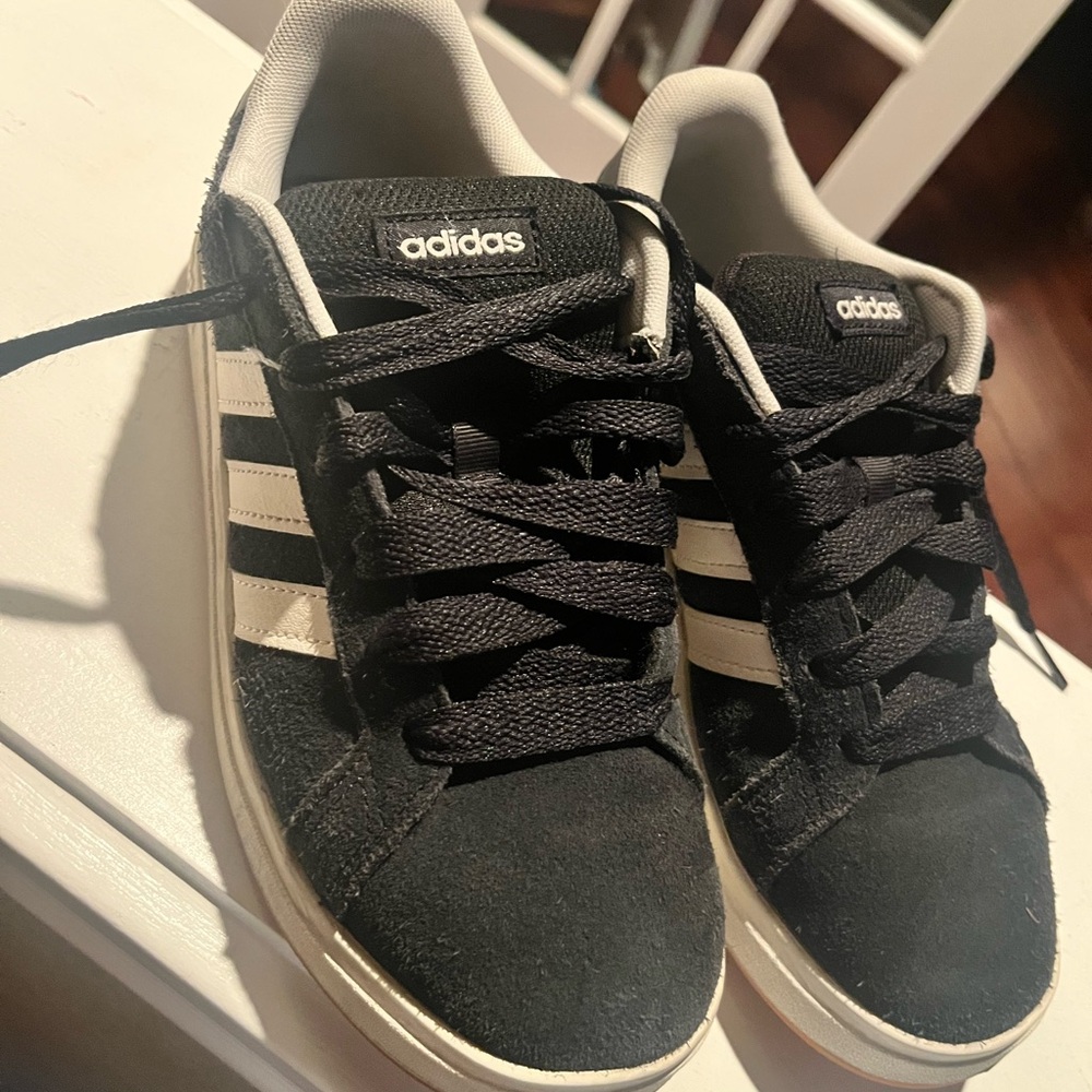 Adidas Classic Black and White Trainers